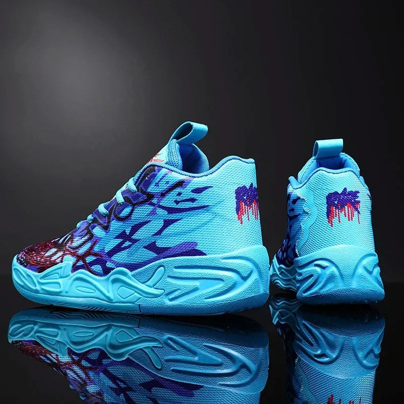 Detalhes do Tênis de Basquete Masculinos de Designer, Tênis Esportivos Respiráveis e Confortáveis para Treinamento, Tênis de Basquet