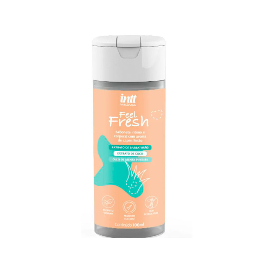 Feel Fresh - Sabonete Líquido Corporal e Íntimo - Aroma Capim Limão - 100ml