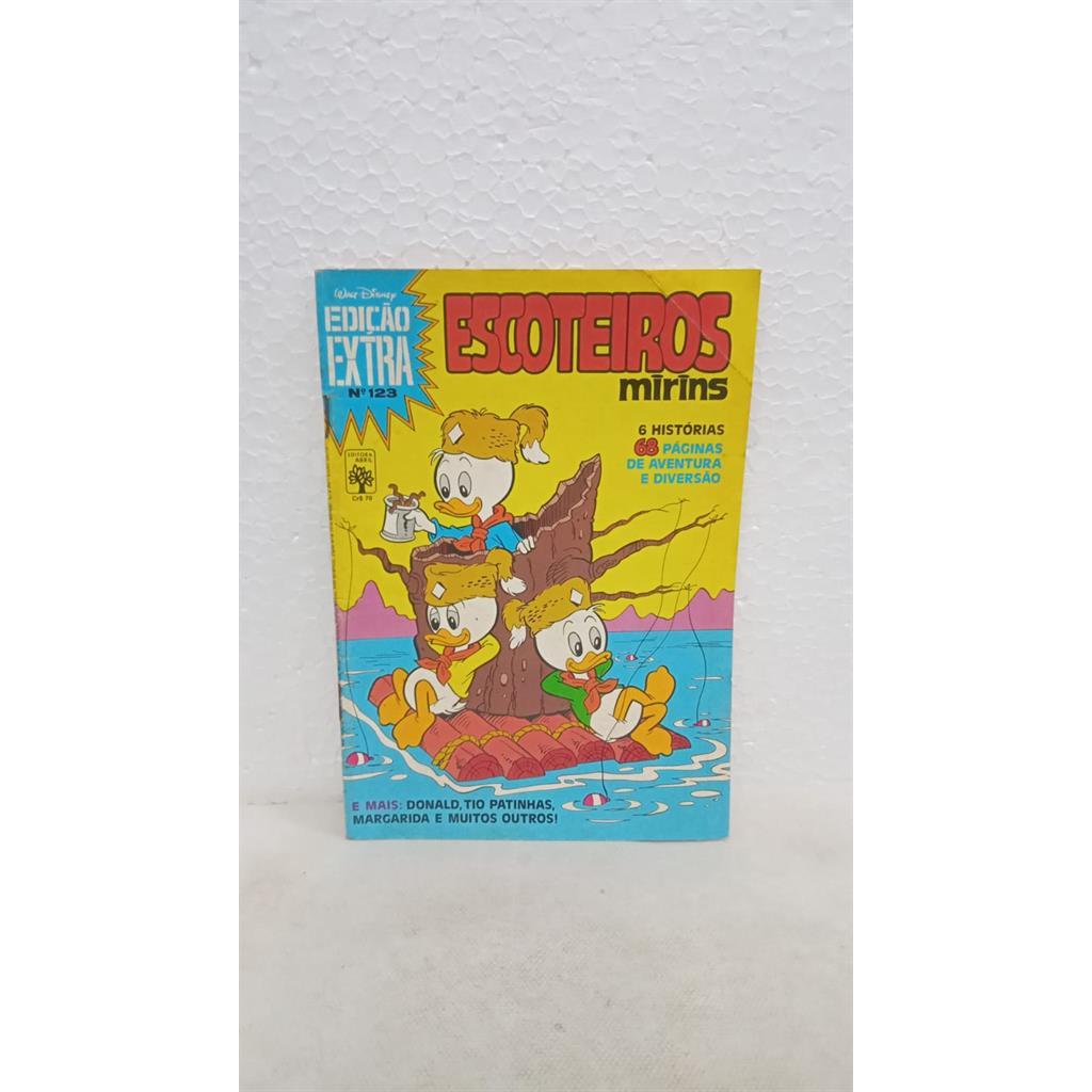 Nº 123 - Escoteiros Mirins Edição Extra autor Walt Disney