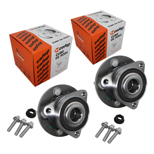 Par Cubo Roda Dianteira Com Rolamento Abs Cofap Cruze 2013