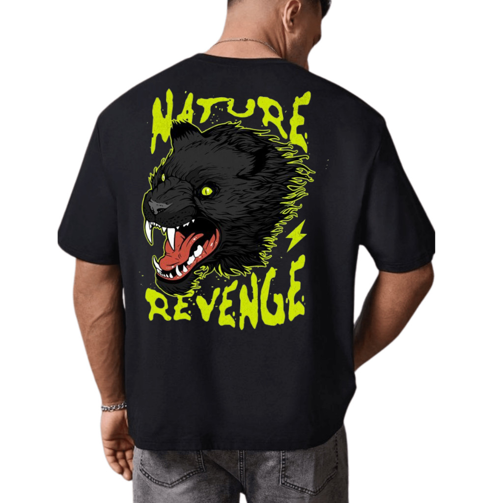 Camisa Estampada Nature Camiseta Oversized Masculina Treino Academia Lançamento