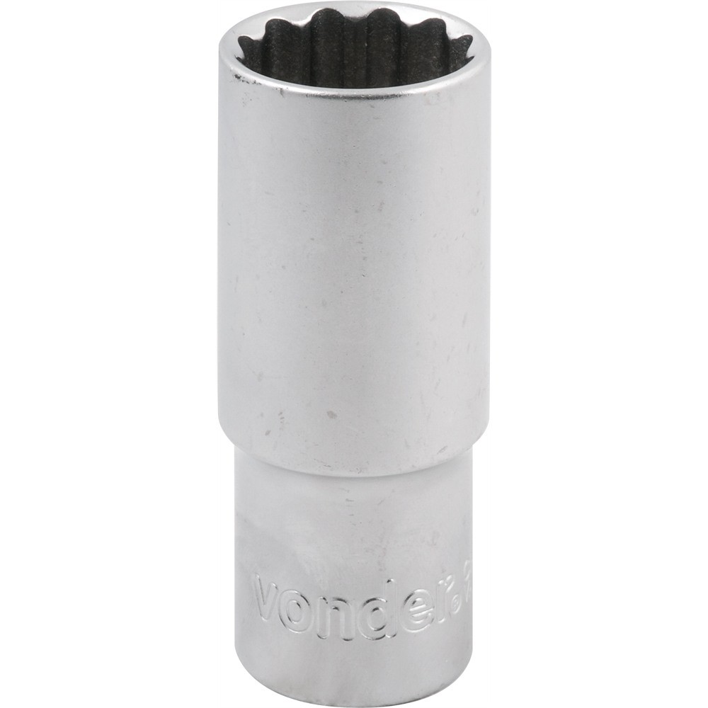 Soquete Estriado 1/2 Pol 24mm Longo CrV Vonder