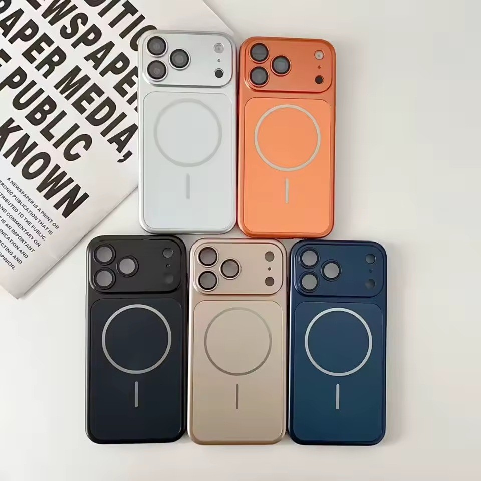 Capa Capinha Para iPhone 13 14 15 16 17 Modelo Moderno Premium Com Magsafe