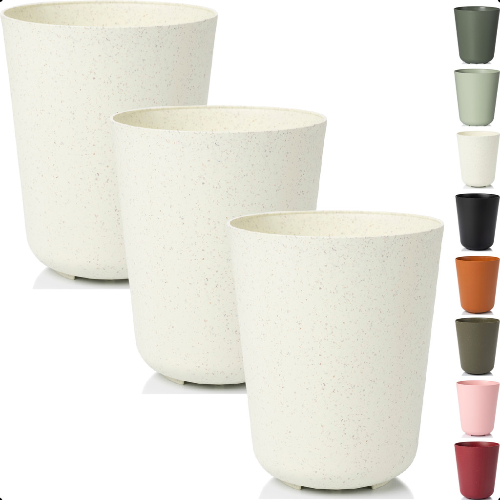 Kit 3 Cachepot Orquídea Vaso Pote 12 Raiz Due N5 13x15cm Encaixe E Decore Cachepô Plástico Decorar