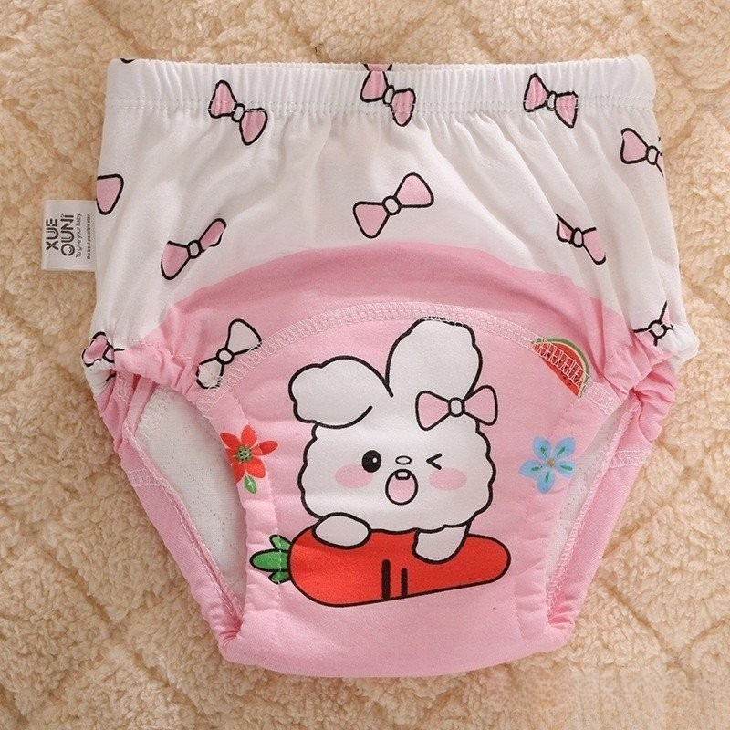 Adequado para calças de algodão para treinamento de bebês, fraldas respiráveis, roupa íntima reutilizável YE2A JBNA