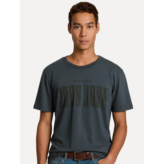 Camiseta John John Masculina Regular Fit Old West Grafit Cinza Escuro em Oferta na Shopee