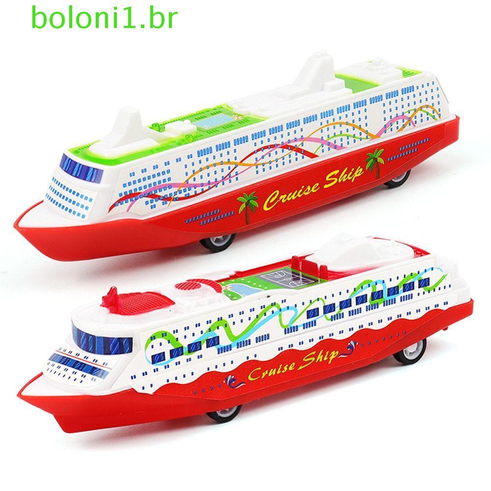 BOLONI Navio A Vapor Deslizante , Modelo De Barco De Cruzeiro De Coleção Simulação De Plástico De Veículo , Retrátil
