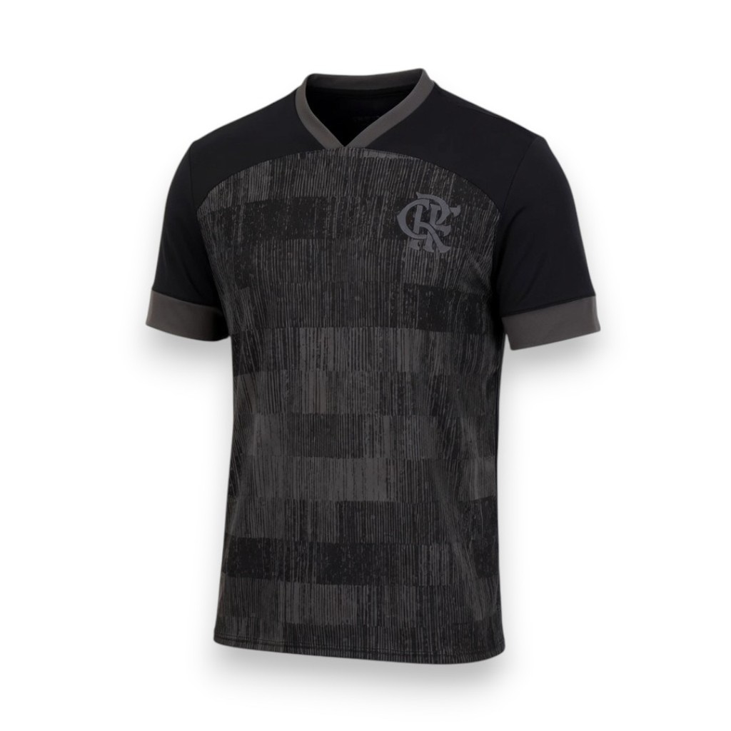 Camisa Flamengo Mask Preta Oficial Torcedor Masculina