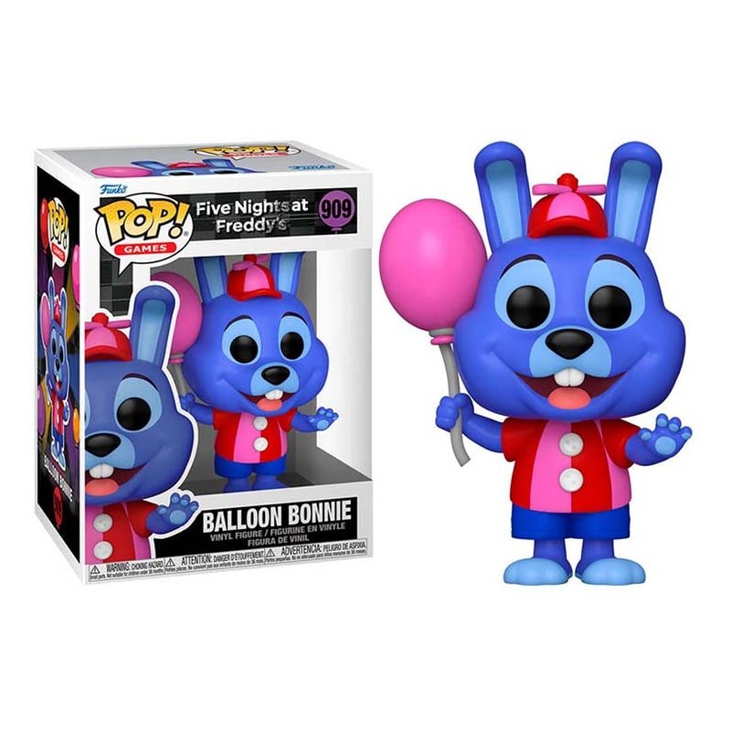 Funko Pop Five Nights At Freddys Balloon Bonnie 909 Original FNAF Boneco Colecionável Figura de Ação Terror Games