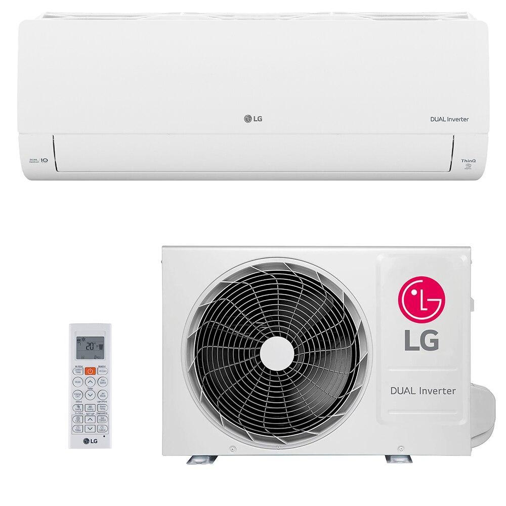 Ar-Condicionado Split Inverter 9000 BTUs LG 220V AI Dual Inverter Voice Só Frio S3-Q09AA31C