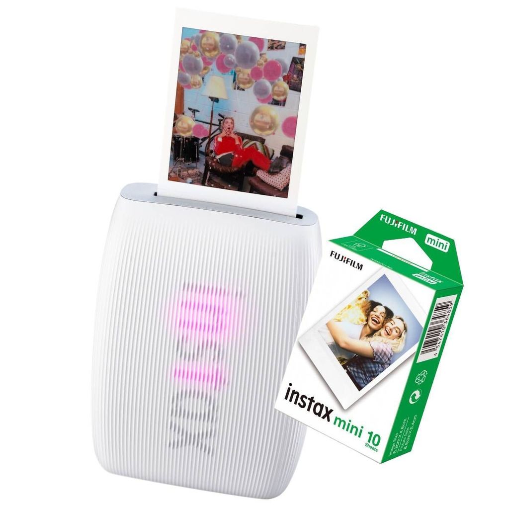 Impressora Bluetooth Instax Mini Link 3 para Celular com Filme 10 fotos