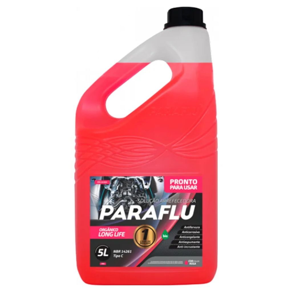 Aditivo de Radiador Paraflu Universal 5 litros Pronto Uso Galão - Rosa - Orgânico em Oferta na Shopee