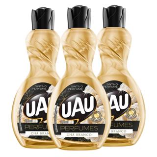 Kit 3un Limpador 500ml UAU Perfume Chá Branco em Oferta na Shopee