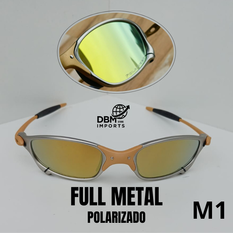 ÓCULOS DE SOL UNISSEX FULL METAL POLARIZADA – ENVIO IMEDIATO em Oferta na Shopee