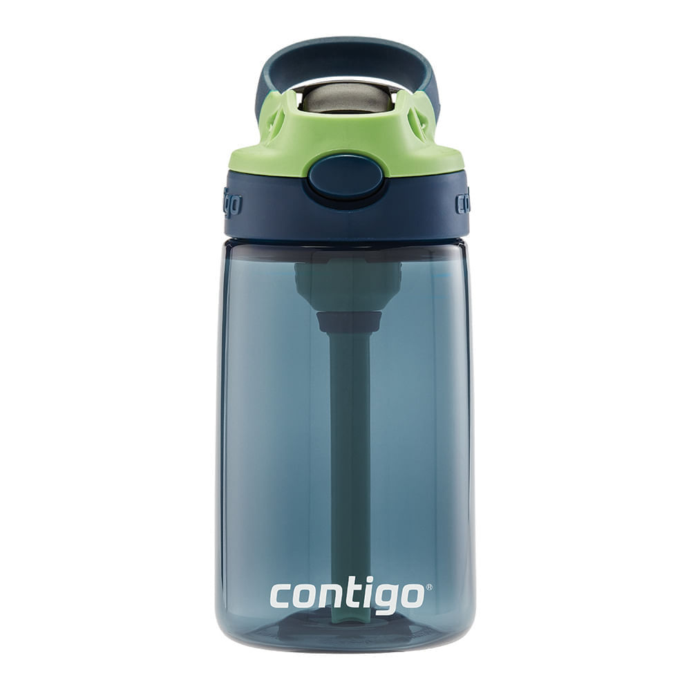 Detalhes do Garrafa Gizmo Flip Kids AUTOSPOUT® Verde Azul Contigo | 414ml