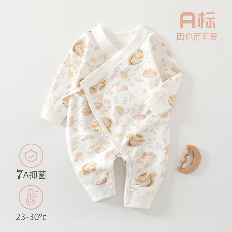 Bebê borboleta roupas quatro estações macacão de bebê recém-nascido monge roupas de algodão roupas de bebê desossado rou