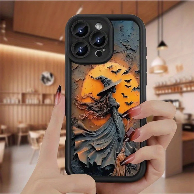 Capa Padrão De Bruxa Capinha Para Xiaomi 14 12 11 Lite Poco C61 C71 C75 F3 F5 M5s M3 M4 Pro X3 X5 X4 X6 X7 Silicone em Oferta na Shopee