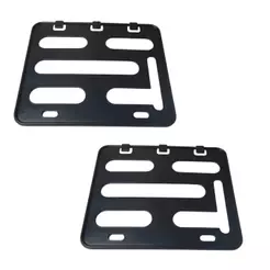 Suporte De Placa Merco-sul Preto Moto Resistente Plástico Universal Premium