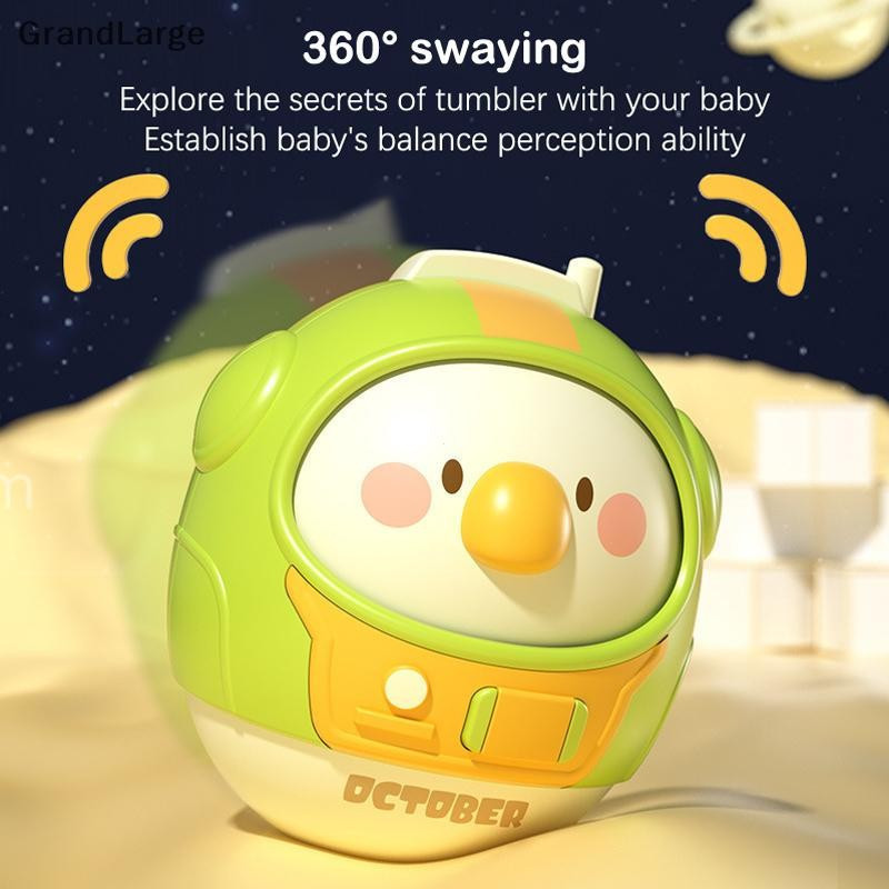 [GrandLarge] 1Pc Tumbler Calmante Divertido Educação Infantil Brinquedo Quebra-Cabeça Shiba Inu/Parrot/Panda/Porco Desen