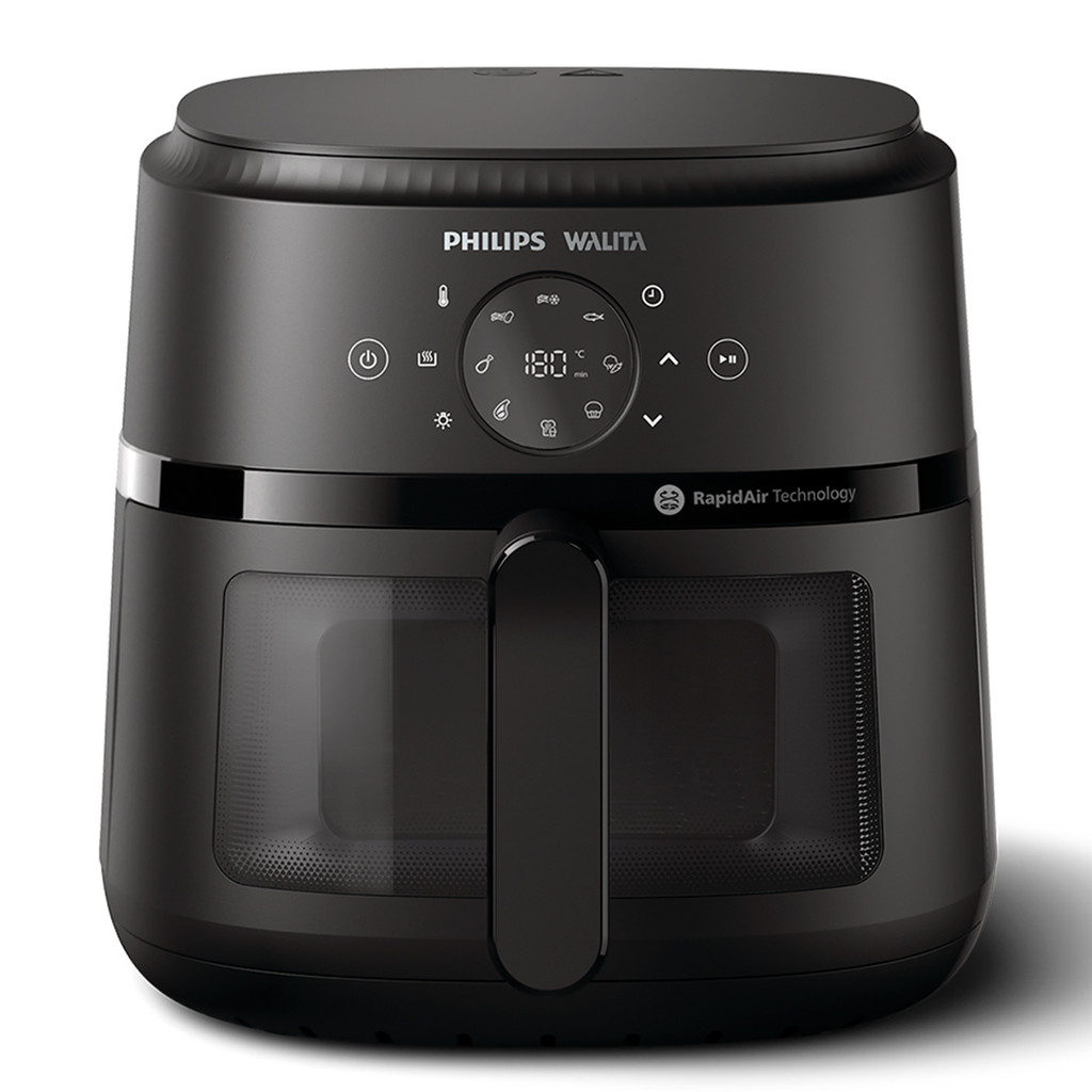 Fritadeira Elétrica Air fryer Philips Walita Série 2000 XL NA230/09 1700W 6,2 Litros 220v Digital  9 funções