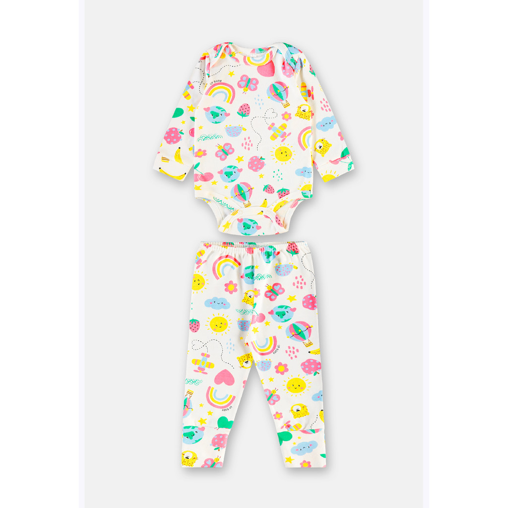 Conjunto Body e Calça Suedine Up Baby