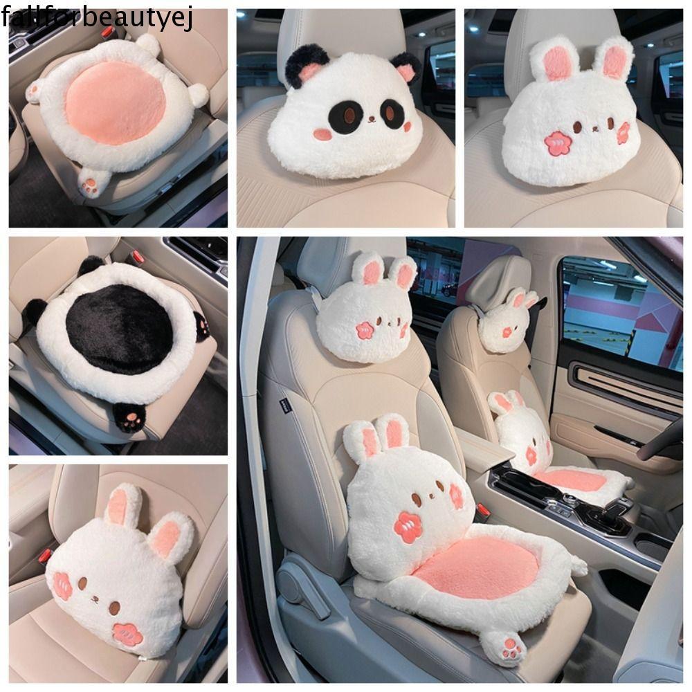 FALLFORBEAUTYEJ Suporte Lombar De Coelho De Pelúcia De Desenho Animado , Almofada De Assento Macia