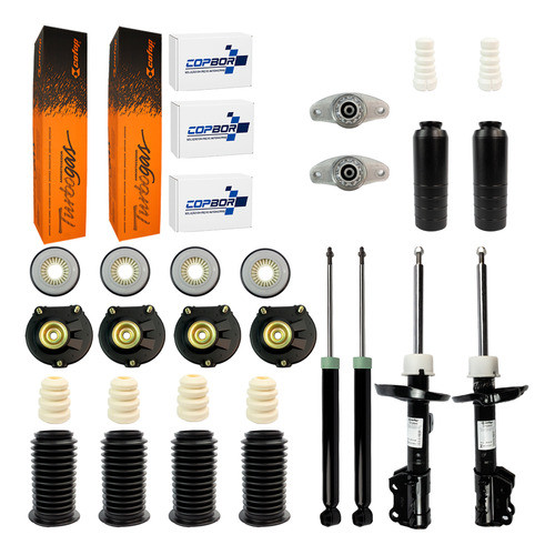 Kit Com 04 Amortecedor E Batente Punto 1.4 1.8 8v