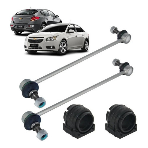 Kit Bieleta + Bucha Da Barra Estabilizadora Dianteira Gm Cruze 2011/2016