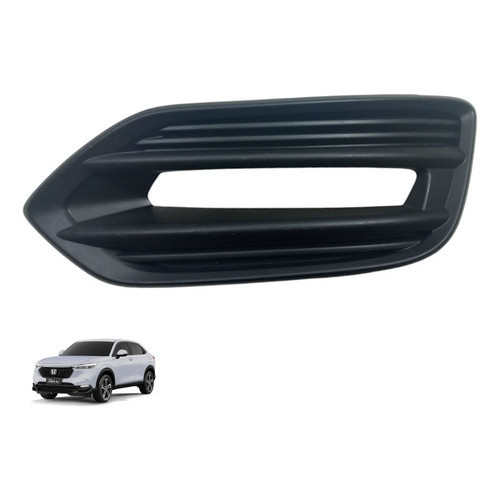 Grade Farol Milha Direito Honda Hrv 2020 2022 2023 Moldura Preto Direito