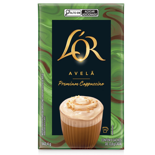 L'OR Cappuccino Avelã 8 uni.