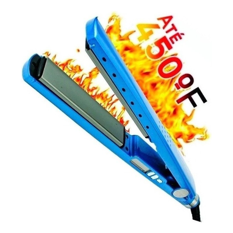 Prancha Nano Titanio Chapinha Cabelo Uso Domestico Bivolt