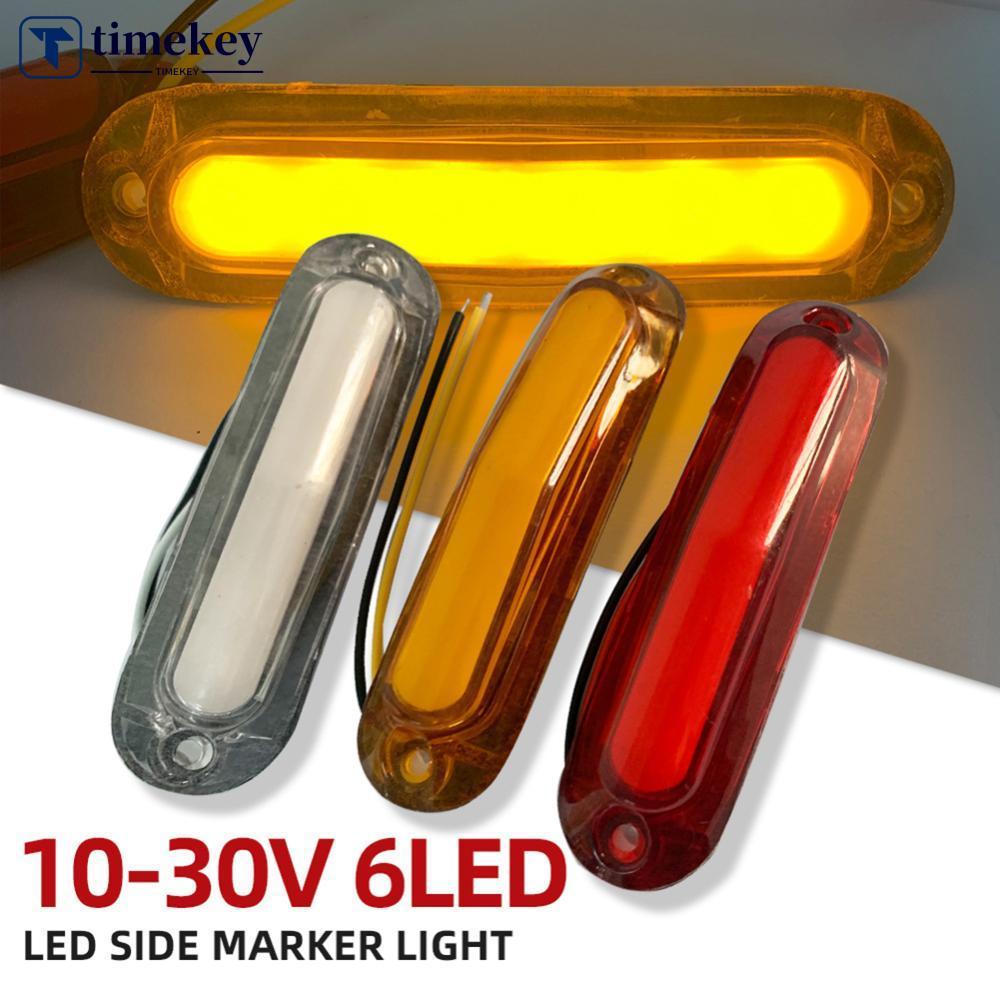 TIMEKEY 1Pc LED Luzes De Marcação Laterais Para Carro Reboque Caminhão Lâmpadas Correndo Sinais Volta Indicador 10-30V N