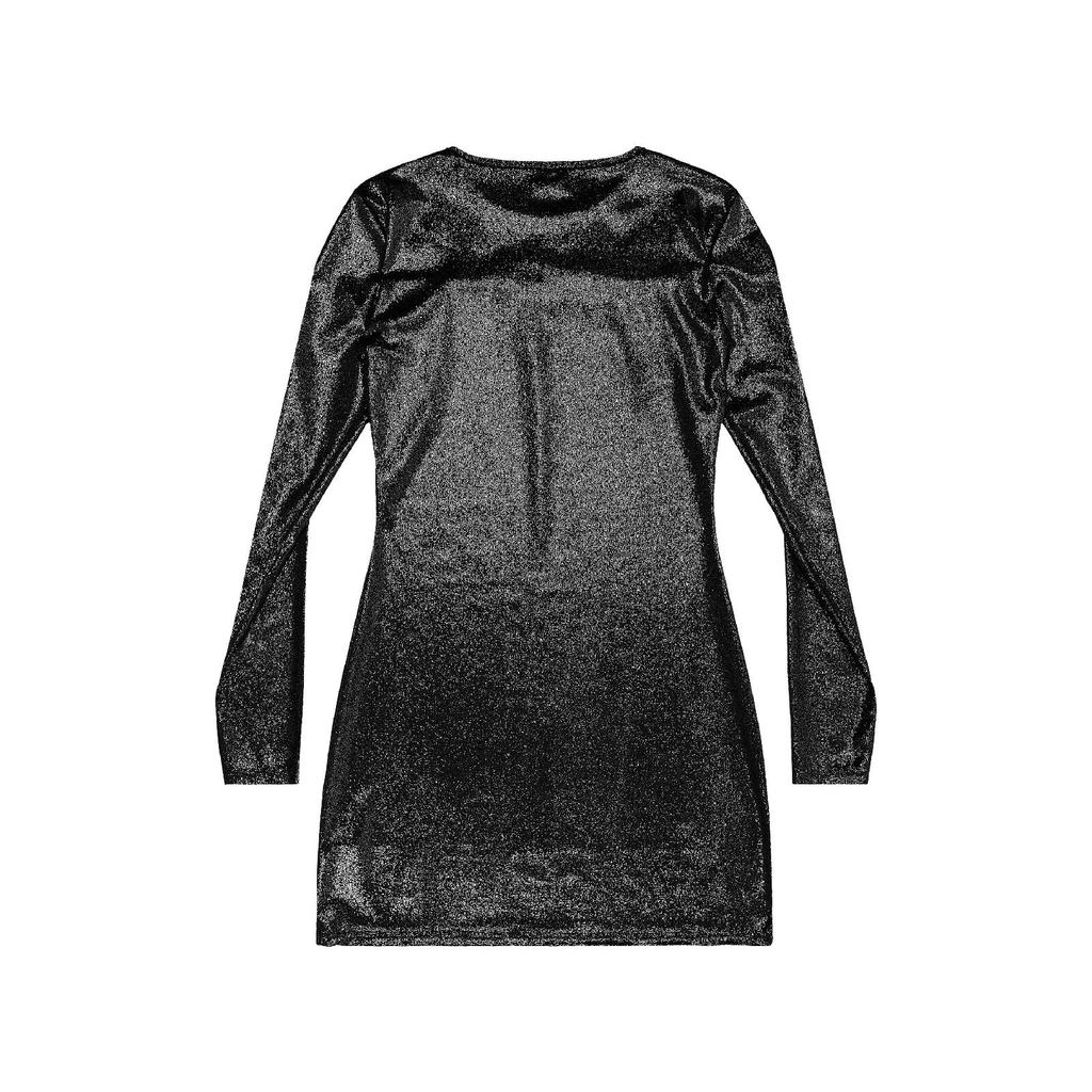Vestido Juvenil Manga Longa Veludo Gloss · foto 2
