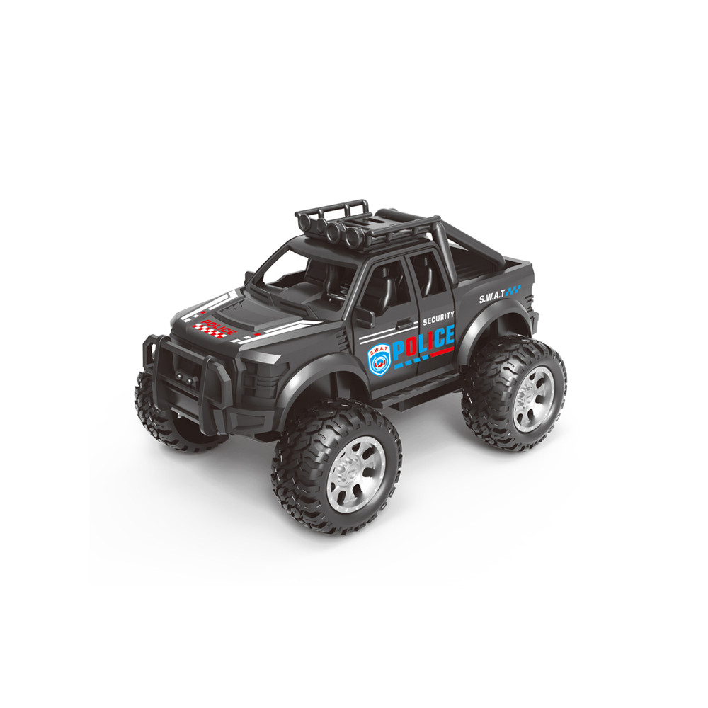 Simulação inercial polícia Jeep captador carro de polícia SWAT veículo Off-Road modelo brinquedo das crianças presente d
