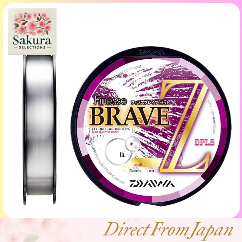 DAIWA Fluorocarbon Fishing Line Finesse Brave Z 160m Natural Color