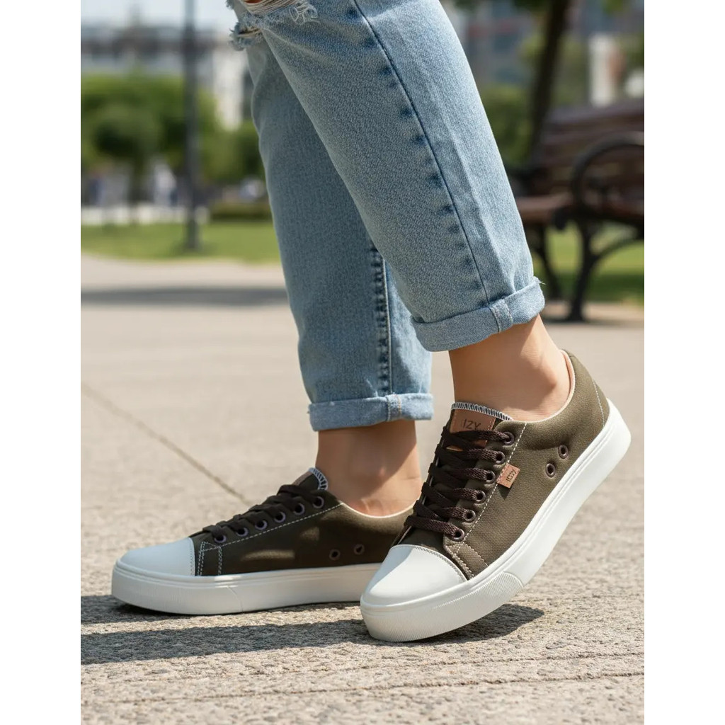 Tenis Casual Feminino Sapatenis Confortável Moderno Leve All