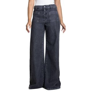 Calça Jeans Sawary Super Wide Leg - 282604