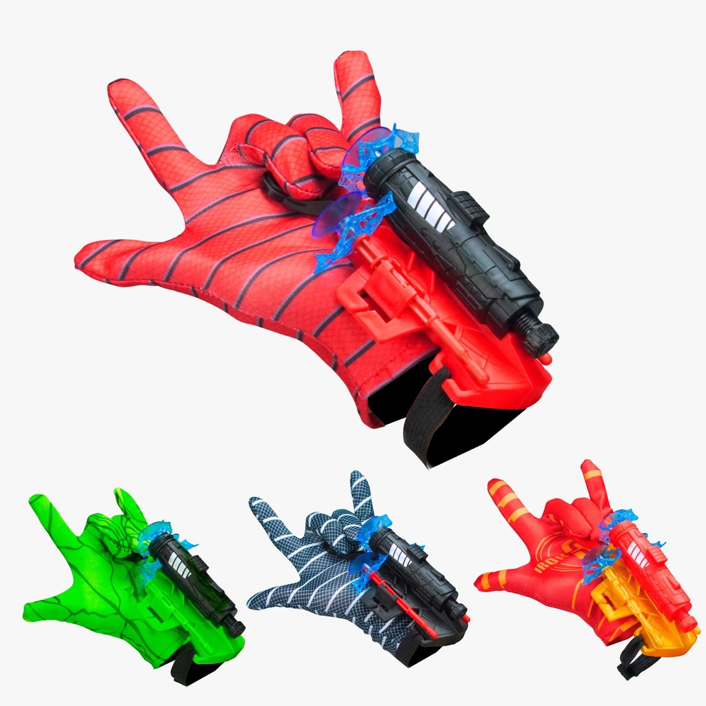Brinquedo Luva Homem Aranha Com Lançador De Teia - Castela
