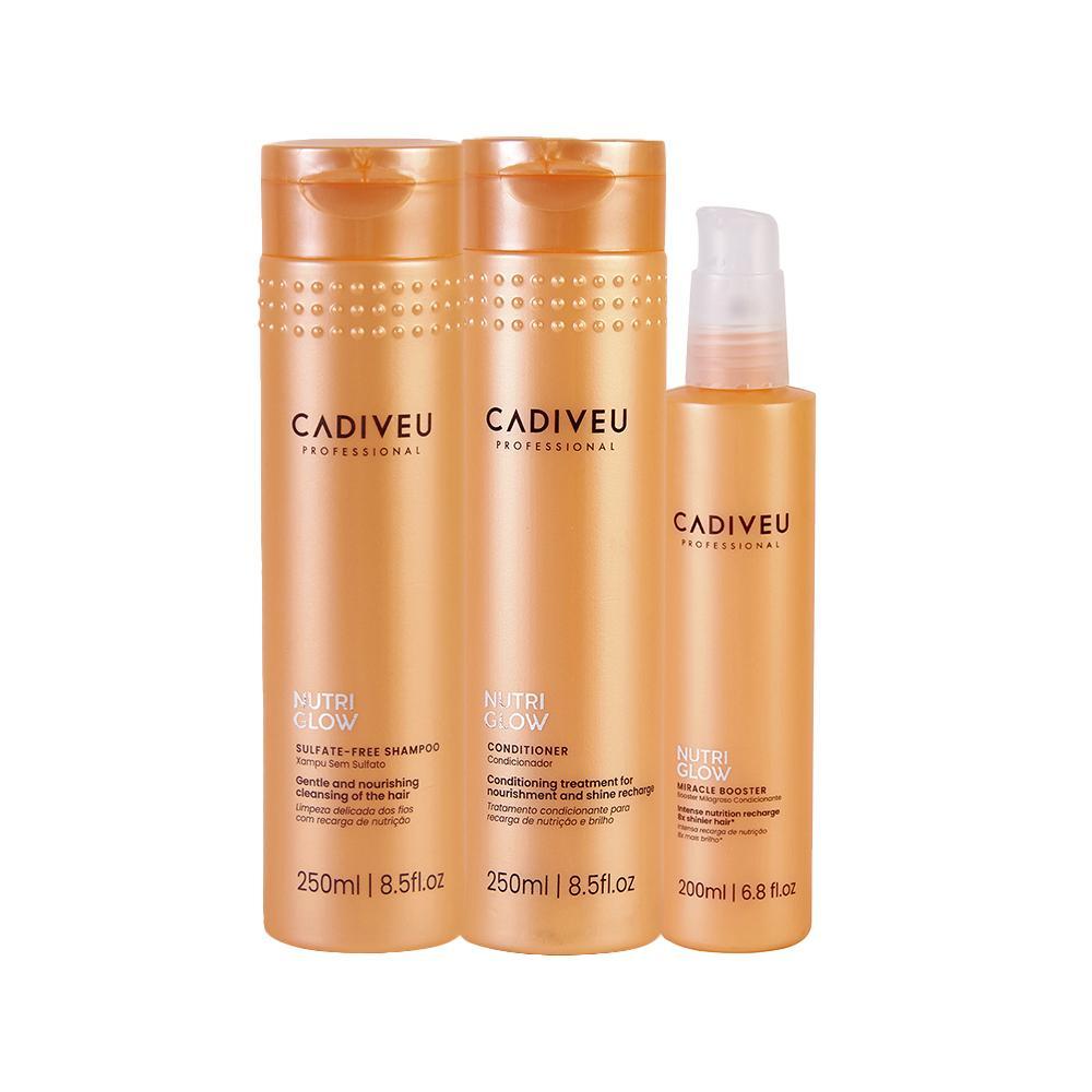 Kit Cadiveu Nutri Glow - Shampoo e Condicionador Nutrição e Booster Nutrição