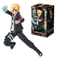 Boneco Articulado Montável Blokees Naruto Champion Class 01 Boruto Uzumaki Colecionável Model Kit