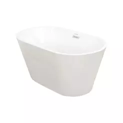 Banheira Freestanding Imersao 120 cm Aragonita Pingoo - Branco