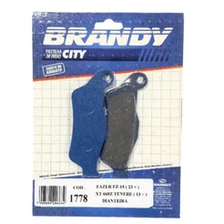 PASTILHA FREIO DIANT FZ15 BAJAJ DOMINAR 160 XT 660Z NX 650