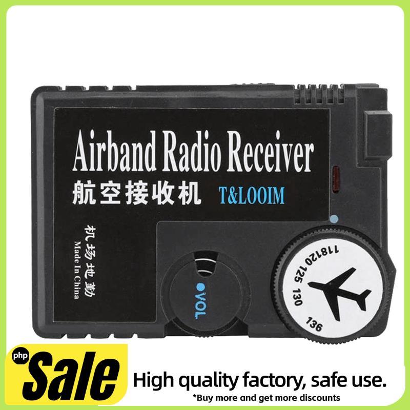 Receptor De Rádio De Banda Aérea De 118-136 Mhz De Alta Sensibilidade Aeronáutica De Ar A Solo Digital