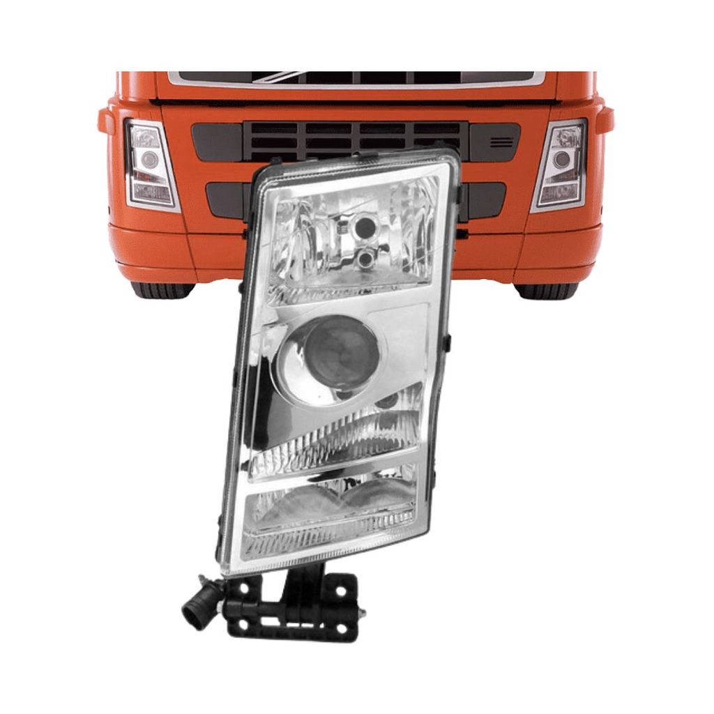 Farol Principal Para Volvo FH12 FM12 2004 a 2008 Lado Esquerdo (Motorista) 20360898