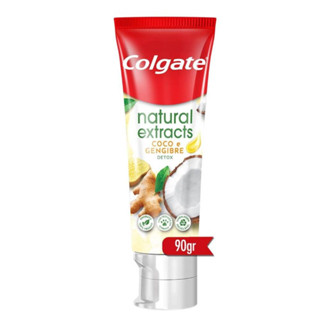 Creme Dental Colgate Natural Extracts Coco E Gengibre 90g em Oferta na Shopee