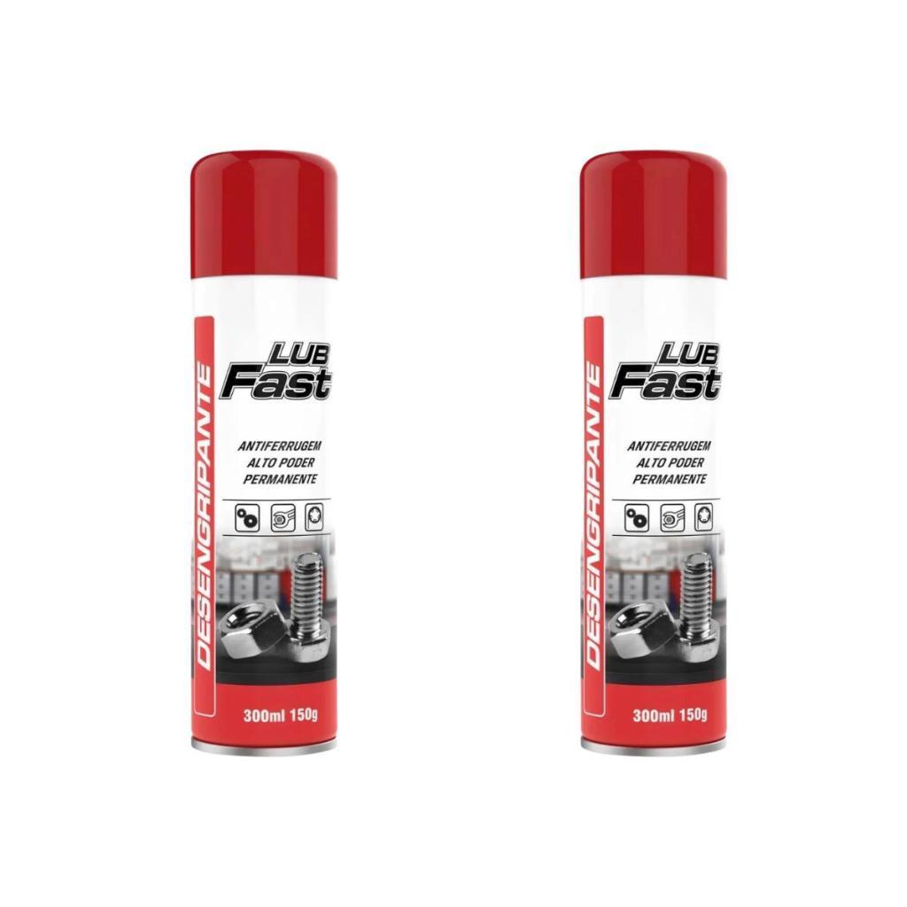 Kit 2 Lub Fast Desengripante Anticorrosivo Spray 300ML