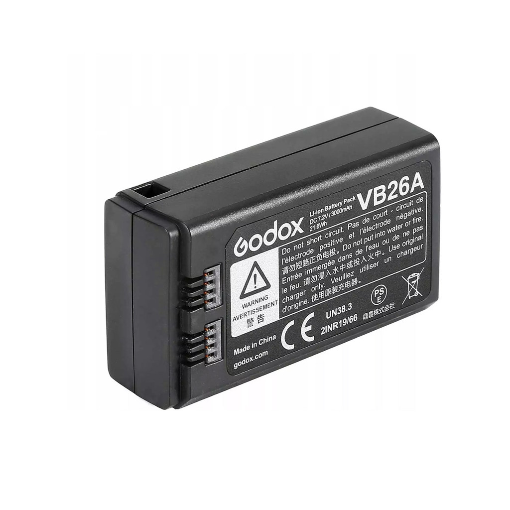 Bateria Recarregável Godox Vb26a Para Flash Godox V1 V860iii