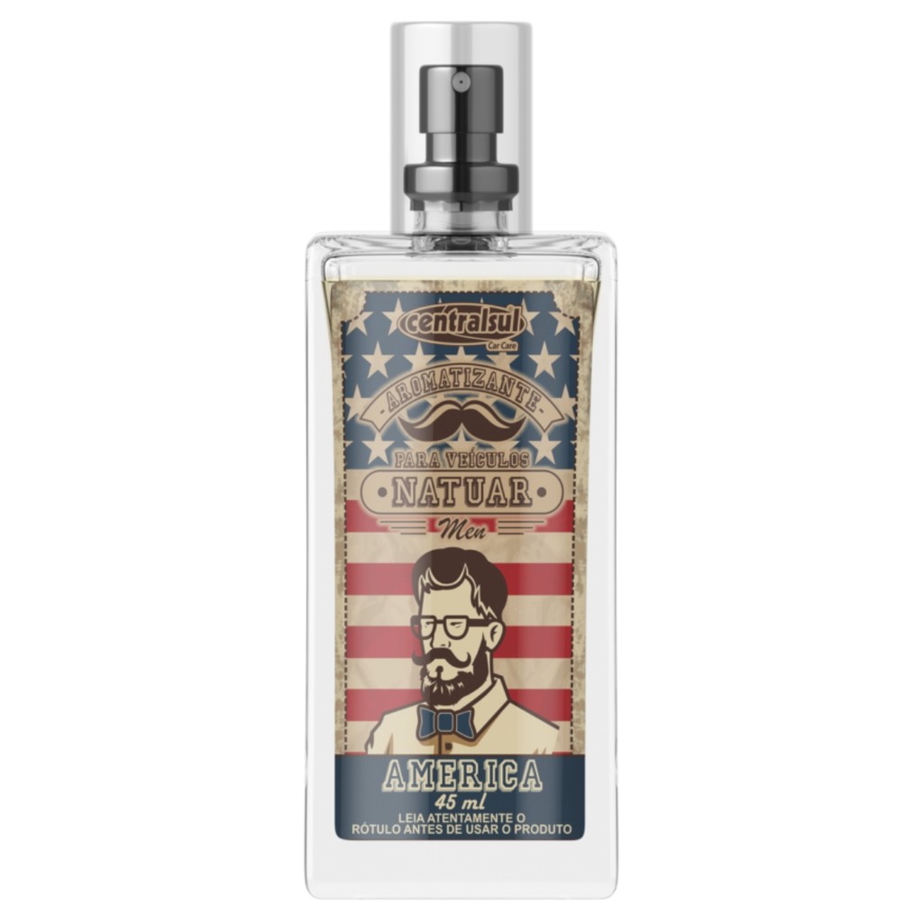KIT AROMATIZANTE NATUAR MEN AMÉRICA C/4 UNIDS CENTRALSUL — imagem 2 de 2
