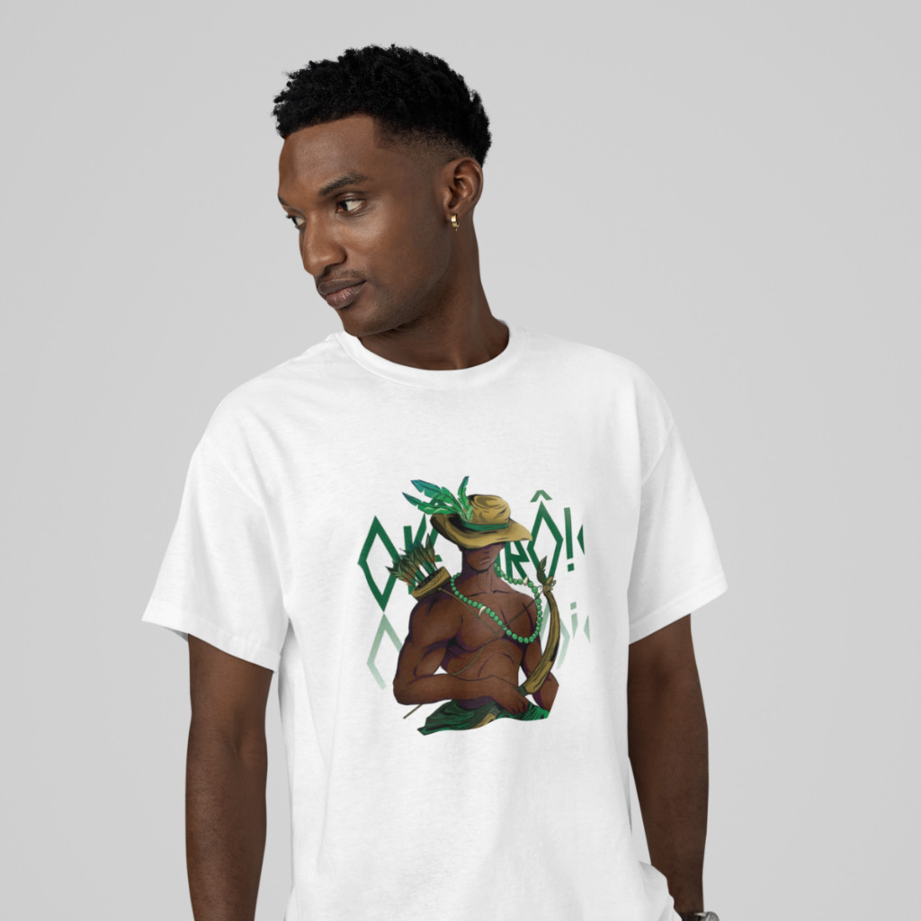 Camiseta Oxóssi Umbanda Candomblé - Camisa Orixá JsCod