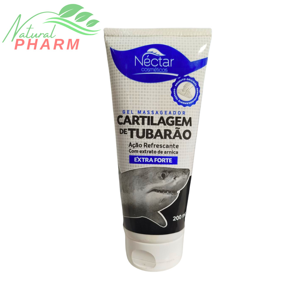 Kit 6 Unds Gel Massageador Cartilagem De Tubarão Extra Forte Com Extrato De Arnica - Néctar Comésticos